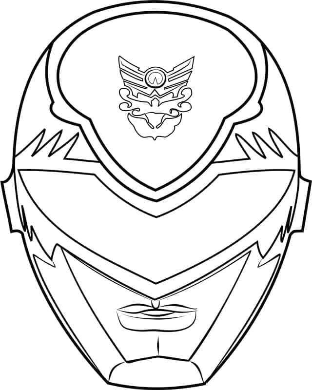 Desenho de Power Ranger Download Pdf para Colorir