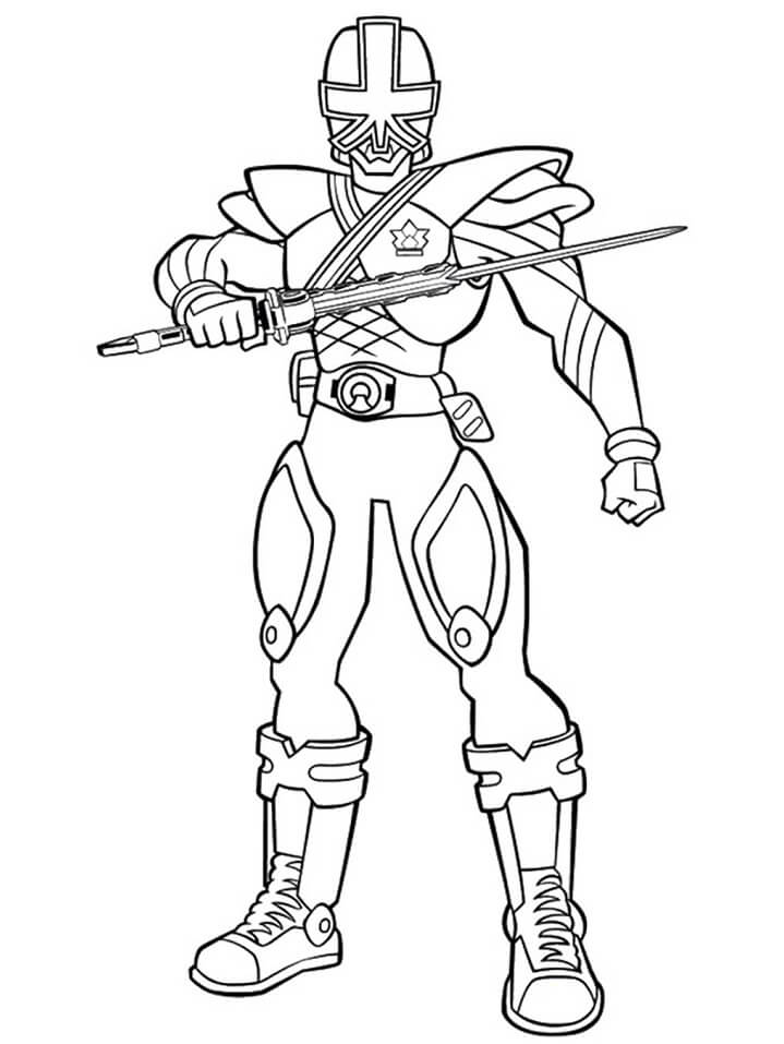 Desenho de Power Ranger Download Pdf para Imprimir
