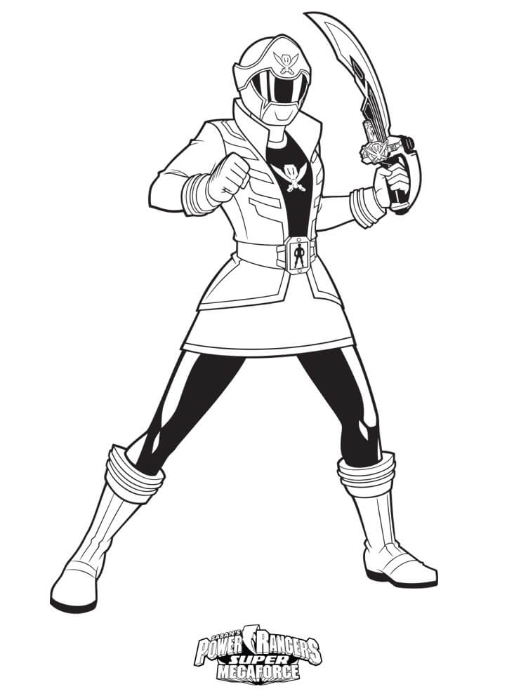 Desenho de Power Ranger para Colorir Download