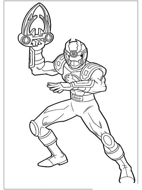 Desenho de Power Ranger para Imprimir Pdf Grátis