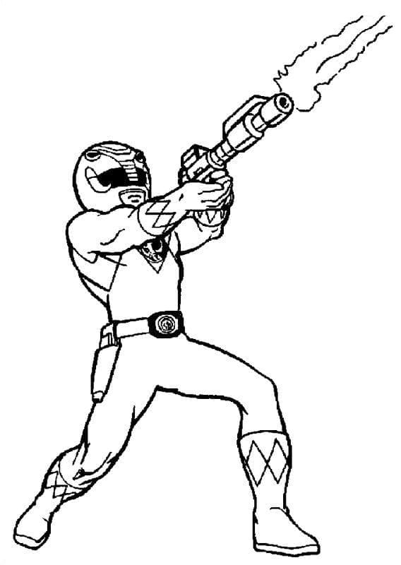 Desenho de Power Ranger para Pintar Pdf Grátis