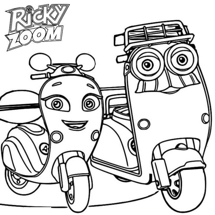 Desenho de Ricky Zoom Imprimivel para Colorir