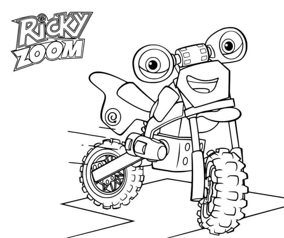 Desenho Loop de Ricky Zoom para Colorir