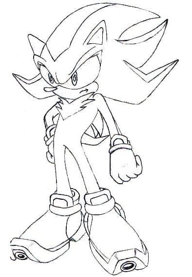 Desenho de Shadow Grátis para Colorir