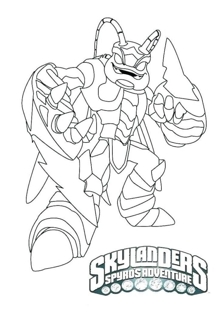 Desenho Swarm Skylanders Imprimir e Colorir
