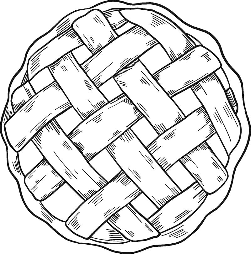 Desenho de Torta para Colorir Grátis Download