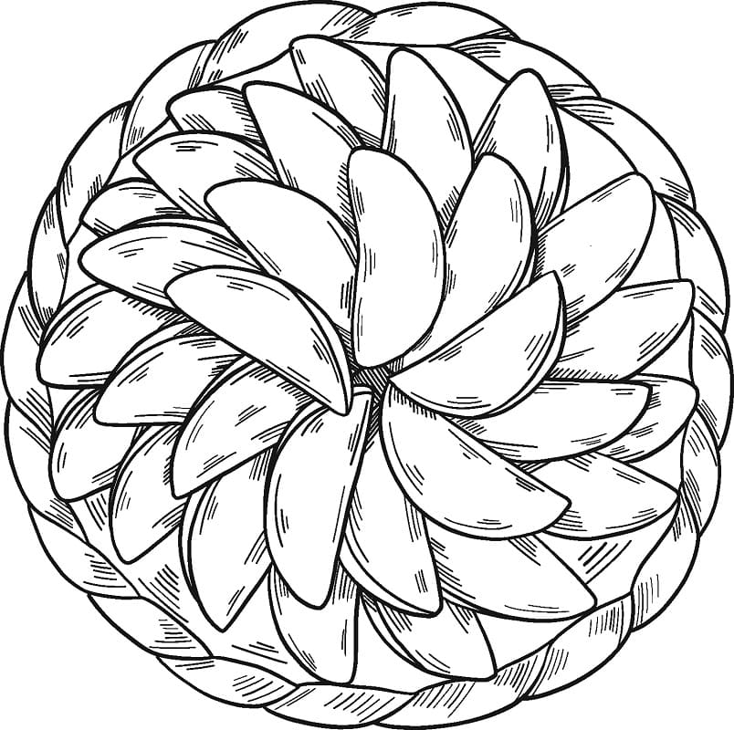 Desenho de Torta para Colorir Online Pdf