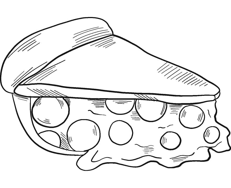 Desenho de Torta para Colorir Pdf Grátis