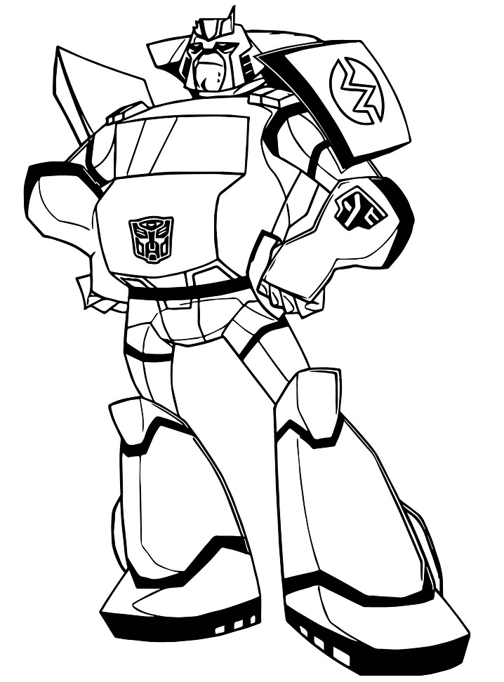 Desenho para Colorir do Transformers Gratuitamente