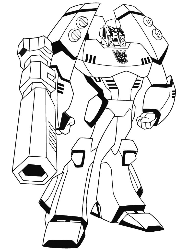 Desenho para Pintar do Transformers Grátis