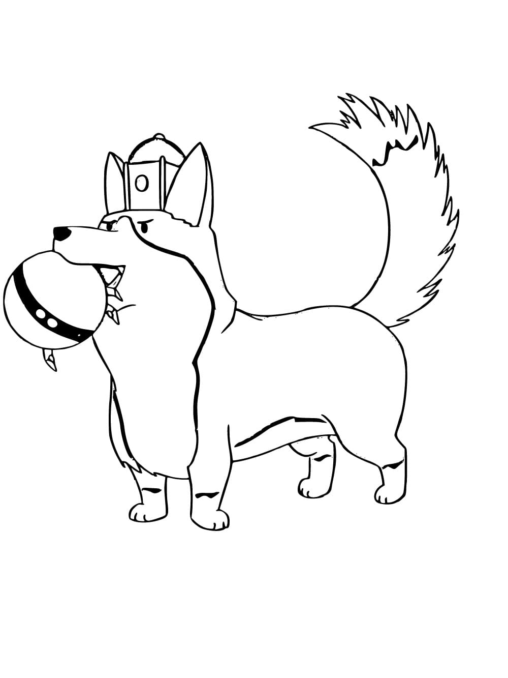 Desenho de Atticus e um um de Trem Infinito para Colorir