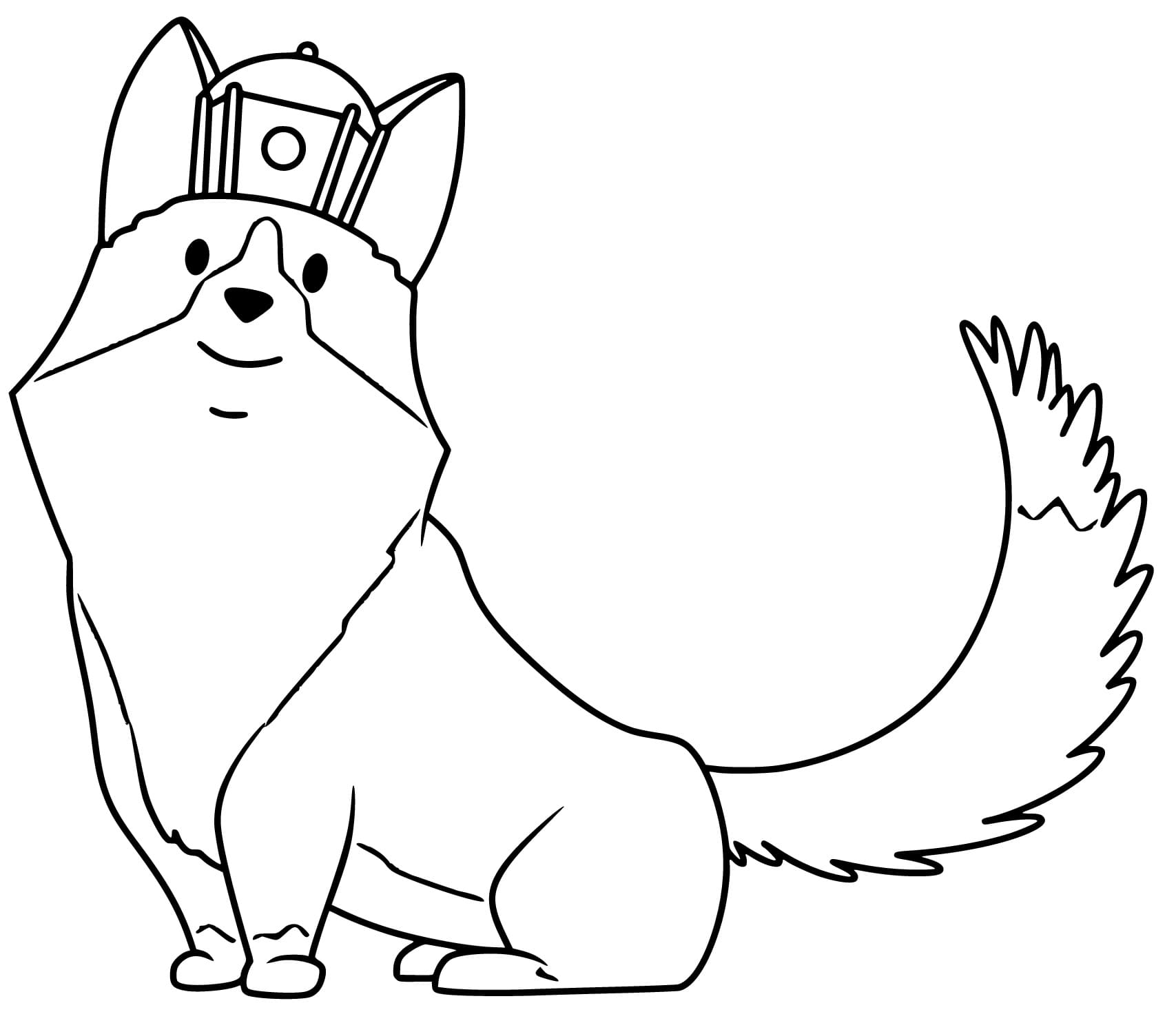 Desenho de Atticus Trem Infinito para Colorir