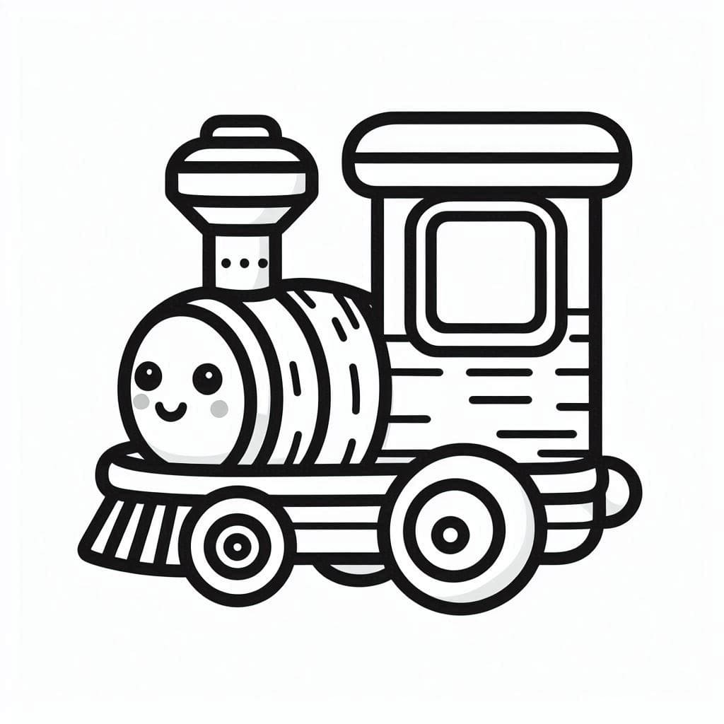 Desenhos de Trenzinho Imprimivel para Crianças para Colorir
