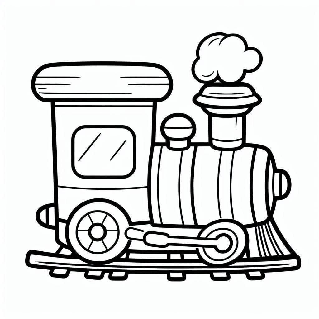 Desenhos de Trenzinho para Crianças para Colorir