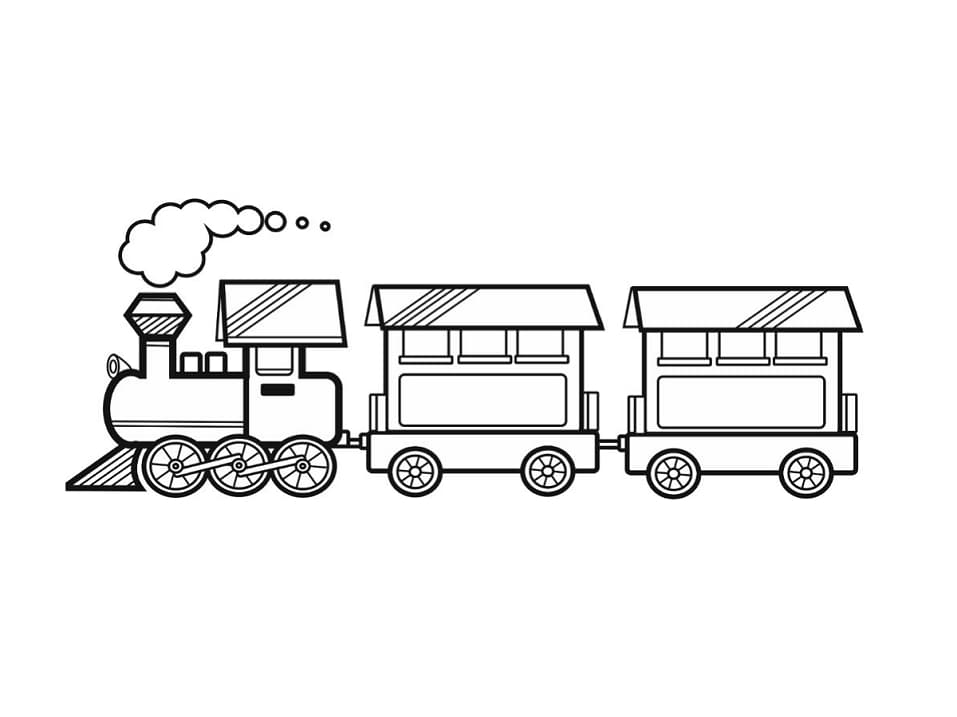 Desenho de Trem para Imprimir Download