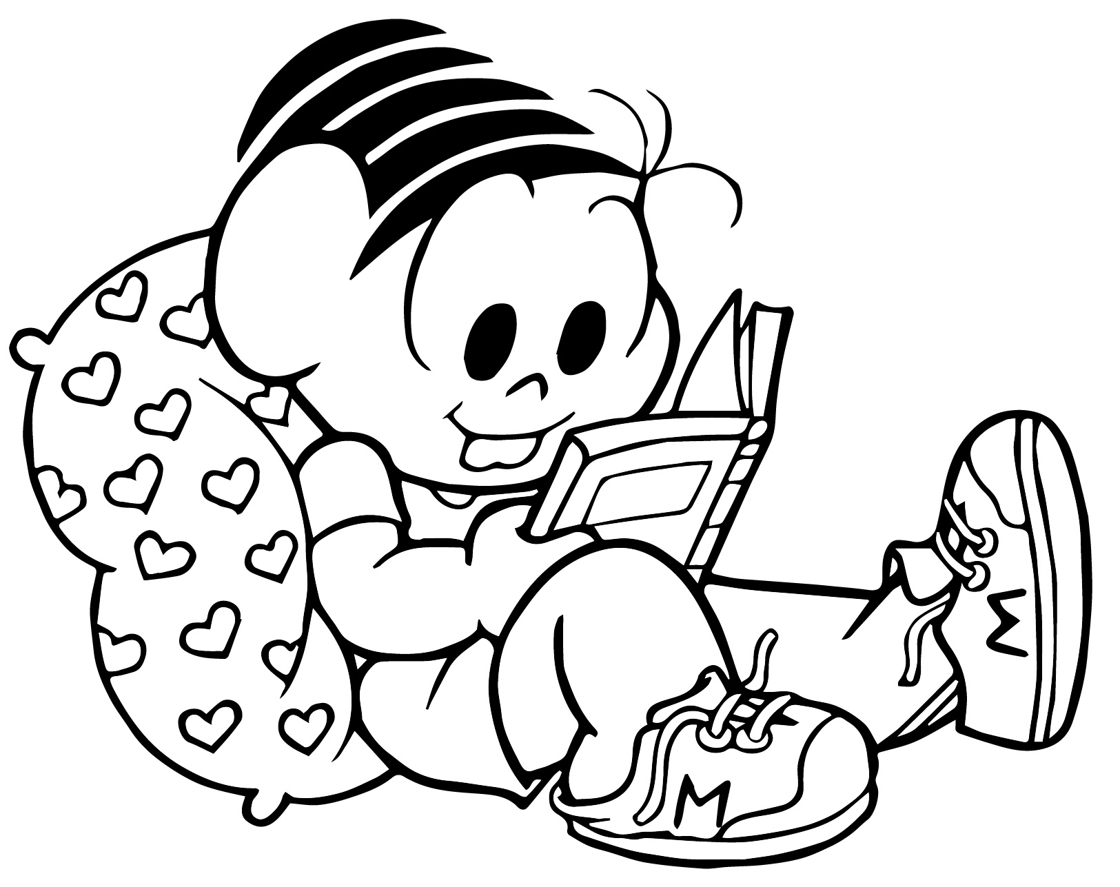 Desenhos de Linda Monica para Colorir