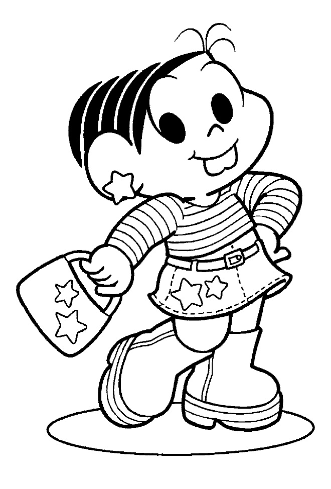 Desenhos de Monica Chique para Colorir
