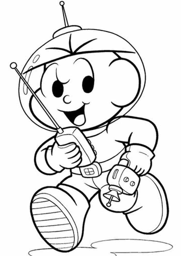 Desenho Cebolinha de Turma da Monica para Colorir