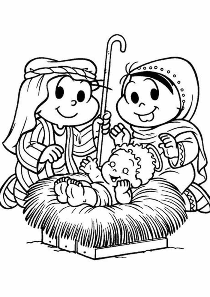 Desenho da Turma da Monica Nascimento de Jesus para Colorir