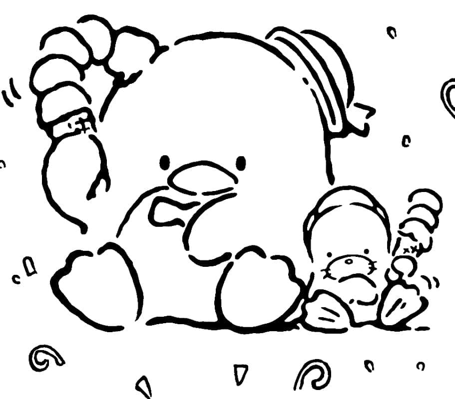 Desenho De Tuxedo Sam Imprimivel Gratis Para Criancas Para Colorir