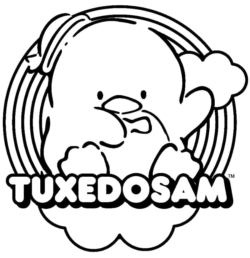Desenho De Tuxedo Sam Para Criancas Para Colorir