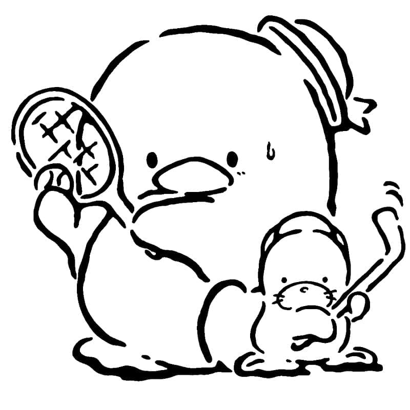 Desenho De Tuxedo Sam De Sanrio Para Colorir