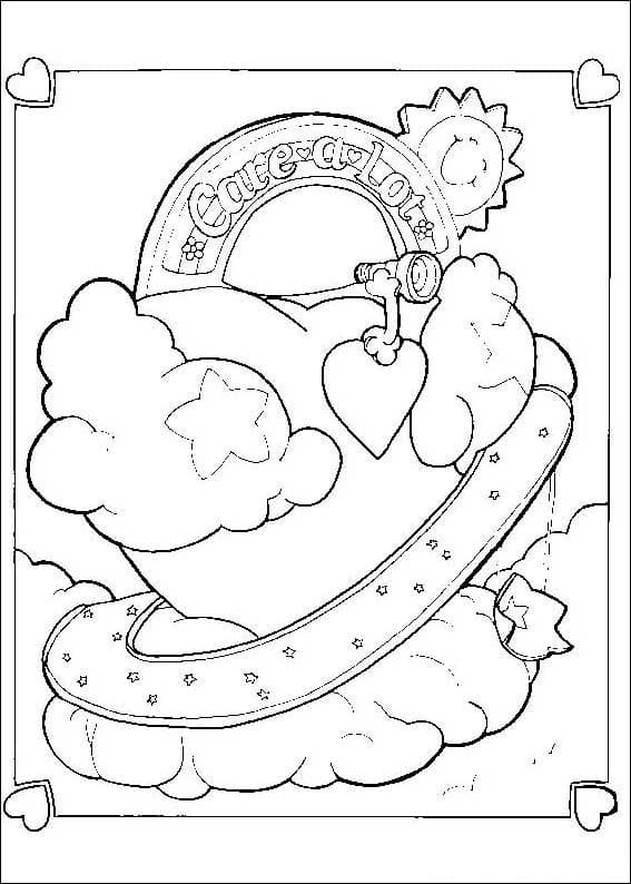 Desenho de Ursinhos Carinhosos Ilustração para Imprimir Imprimivel