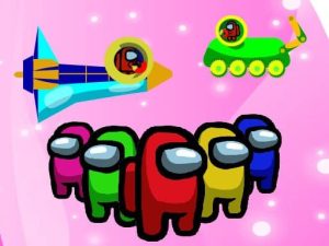 Among Us Space Colorfull – Pin Pull Game