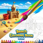 Beach Coloring Book for Kids