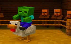 Chicken Jockey: Hidden Lava Chicken