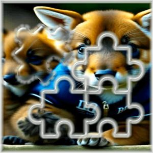 Cute Puppies Photo Frenzy Sliding Game