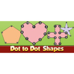 Dot to Dot Shapes Kids Education