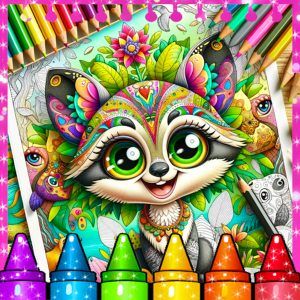Exotic Wildlife Coloring Page