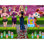 Girls Easter Chocolate Eggs
