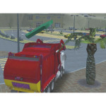 Island Clean Truck Garbage Sim