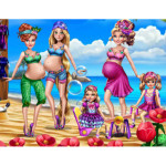 Pregnant Moms Exotic Holiday