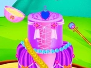 Princess Dress Cake – Fondant Cakes