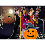 Princesses Halloween Night